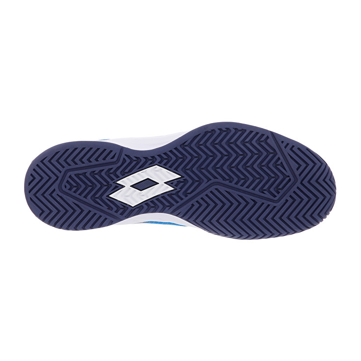 Men Lotto Mirage 500 Ii Alr Tennis Shoes Blue / White / Navy / Blue | 94837-XLCJ