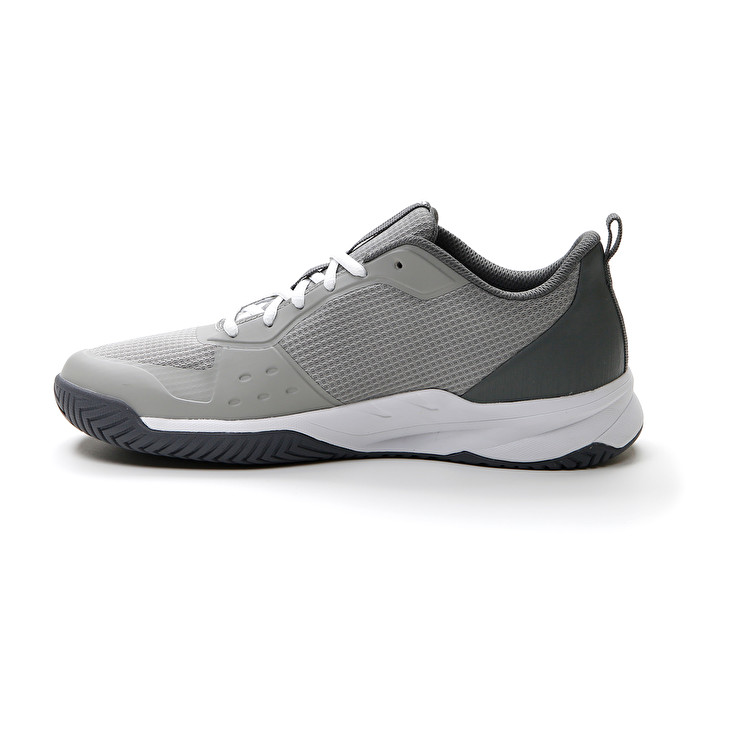 Men Lotto Mirage 600 Alr Tennis Shoes Grey / Grey / White | 92137-HYXA