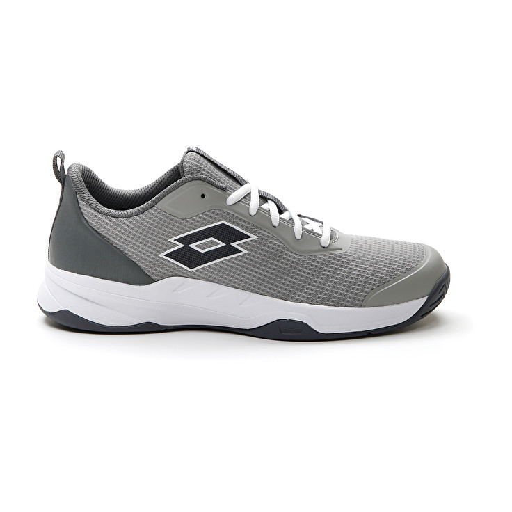 Men Lotto Mirage 600 Alr Tennis Shoes Grey / Grey / White | 92137-HYXA