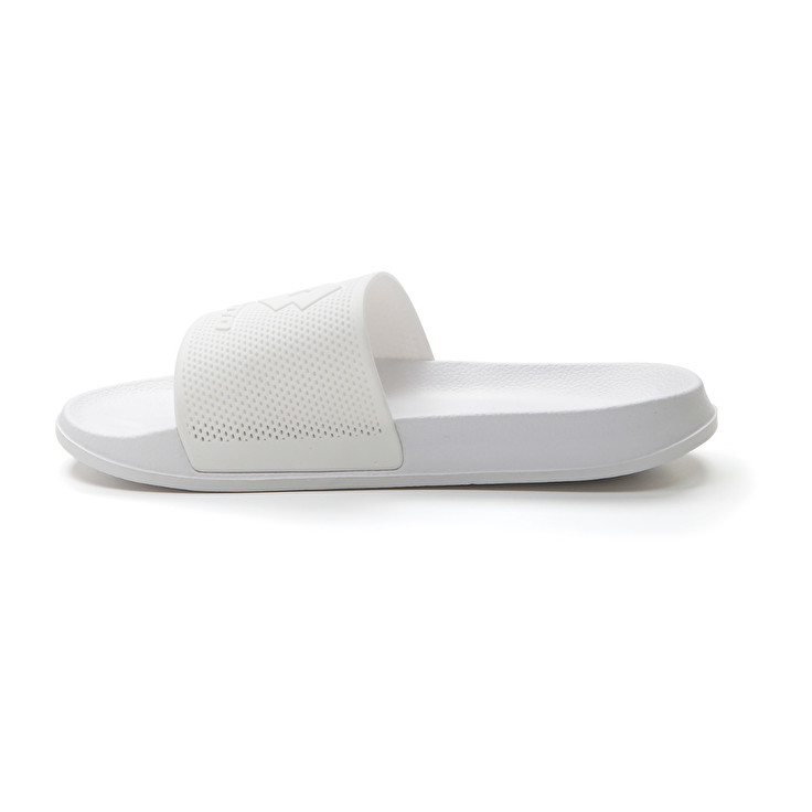 Men Lotto Moku Ii Slippers White | 31820-TFRH