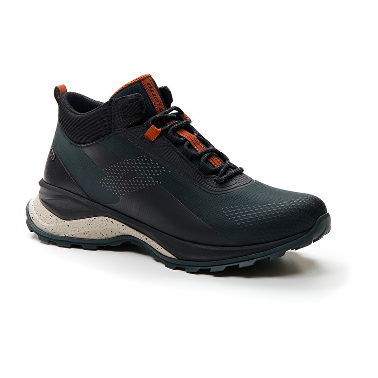 Men Lotto Moonrun 300 Ii Mid Hd Running Shoes Green / Black | 48529-OTIY