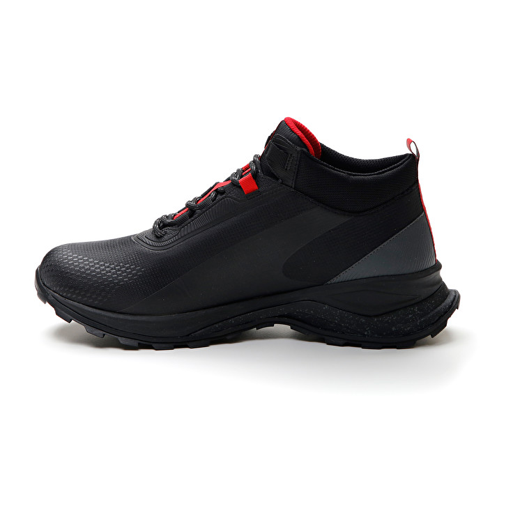 Men Lotto Moonrun 300 Ii Mid Hd Running Shoes Black | 56148-ALMZ