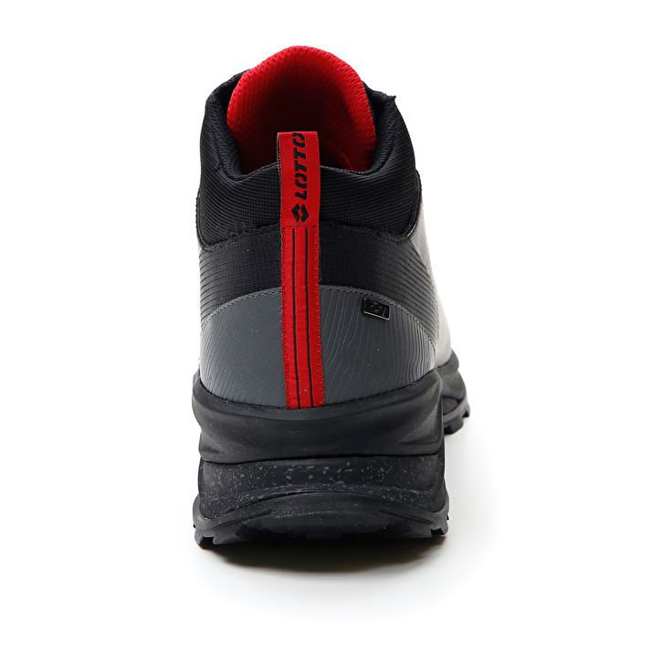 Men Lotto Moonrun 300 Ii Mid Hd Running Shoes Black | 56148-ALMZ