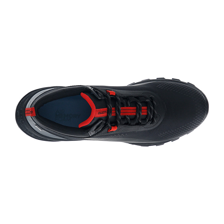 Men Lotto Moonrun 300 Ii Mid Hd Running Shoes Black | 56148-ALMZ