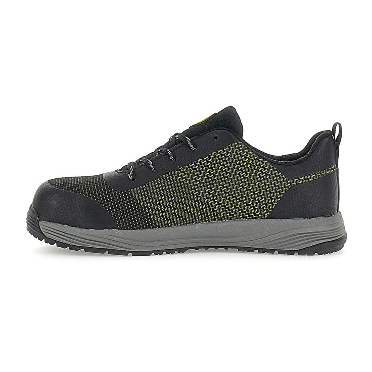 Men Lotto Move 400 S1pl Sr Hro Safety Shoes Black / Green | 03541-BQEA