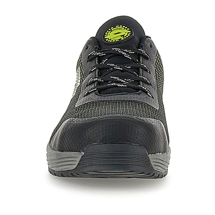 Men Lotto Move 400 S1pl Sr Hro Safety Shoes Black / Green | 03541-BQEA