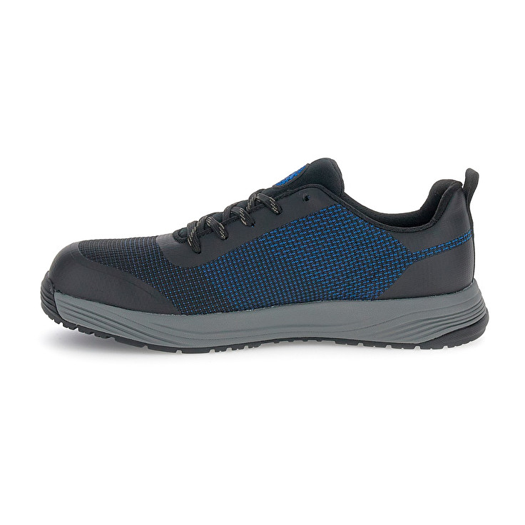 Men Lotto Move 400 S1pl Sr Hro Safety Shoes Black / Blue | 17658-CKXG