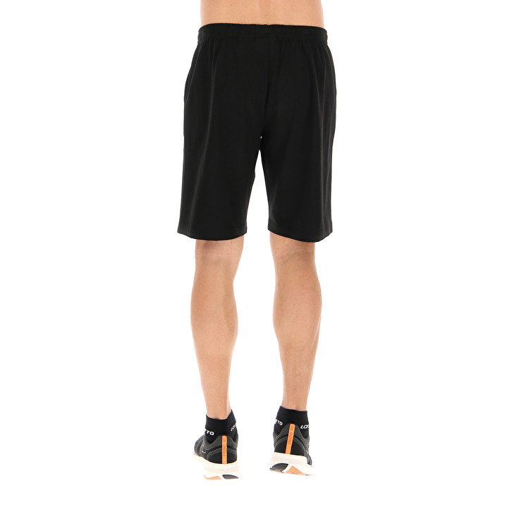 Men Lotto Msc Bermuda Ii Shorts Black | 85046-ITDA
