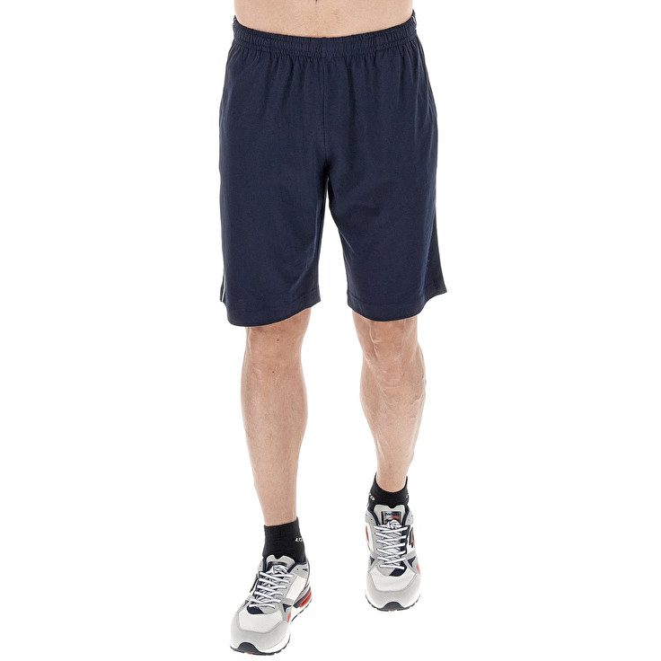 Men Lotto Msc Bermuda Ii Shorts Navy / Blue | 73152-MDYP