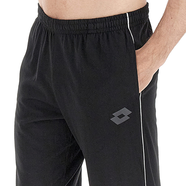 Men Lotto Msc Cuff Ii Sport Pants Black | 81073-ANOM