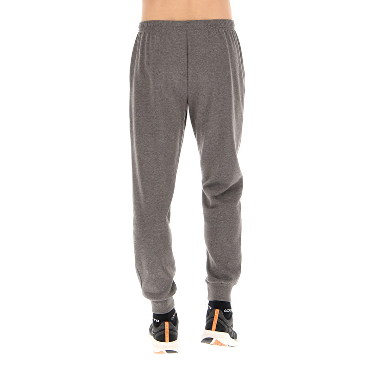 Men Lotto Msc Cuff Rib Mel Sport Pants Grey | 76945-EJWN
