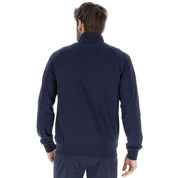Men Lotto Msc Fz Ii Sweatshirts Navy / Blue | 09725-HYIZ