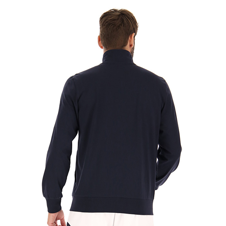Men Lotto Msc Fz Jackets Navy / Blue | 43587-YQOF