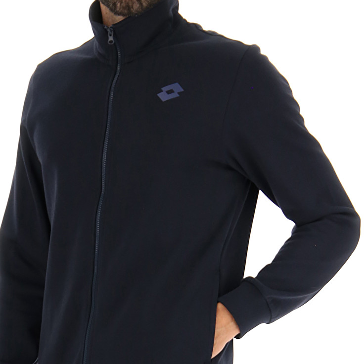 Men Lotto Msc Fz Jackets Navy / Blue | 83459-PSRJ