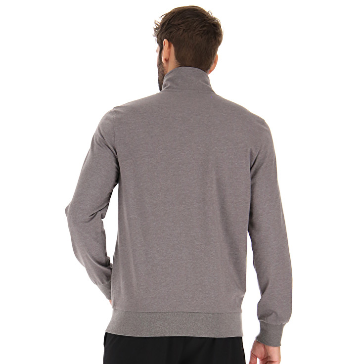 Men Lotto Msc Fz Mel Jackets Grey | 43980-ZSJI