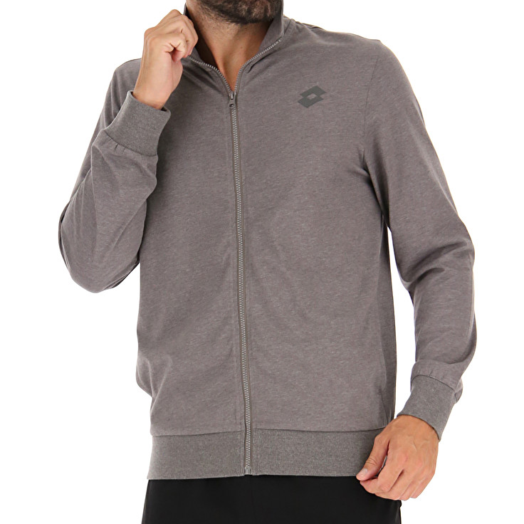 Men Lotto Msc Fz Mel Jackets Grey | 43980-ZSJI