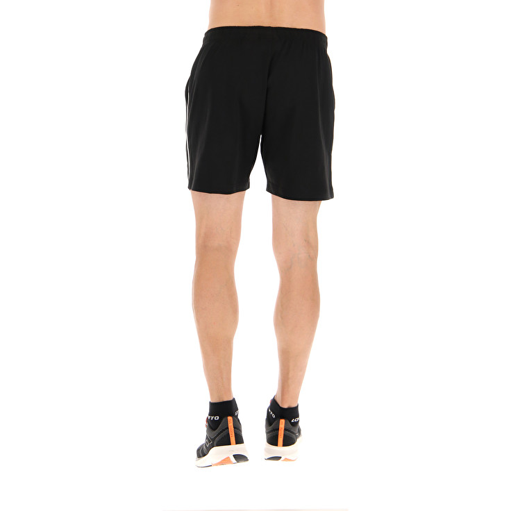 Men Lotto Msc Ii Shorts Black | 85746-XDJM