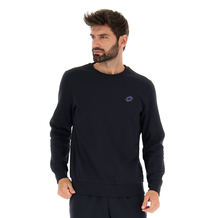 Men Lotto Msc Rn Sweatshirts Navy / Blue | 86035-DQNL