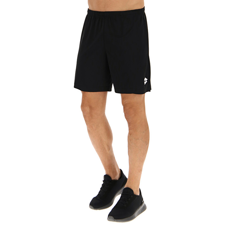 Men Lotto Msp7 Shorts Black | 91520-FOWI
