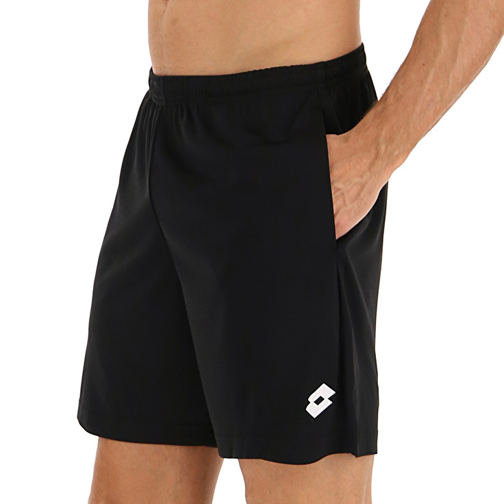 Men Lotto Msp7 Shorts Black | 91520-FOWI