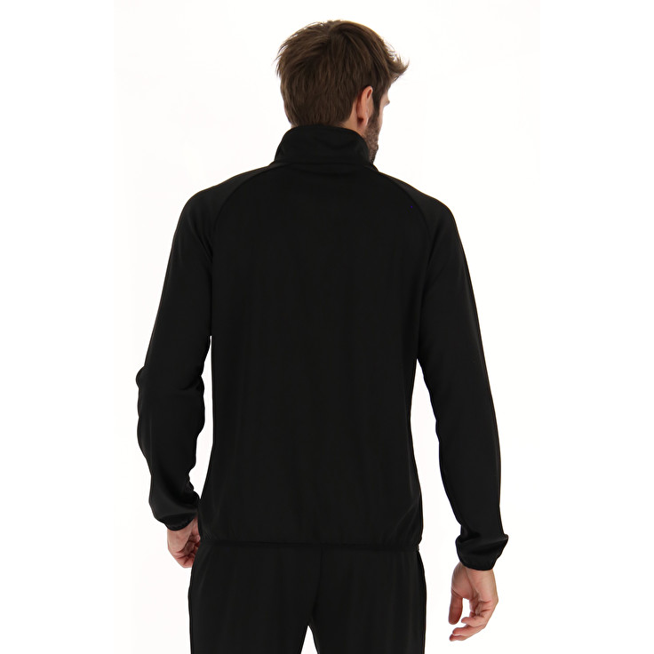 Men Lotto Msp Jackets Black | 37608-TXSZ