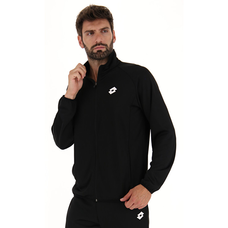 Men Lotto Msp Jackets Black | 37608-TXSZ