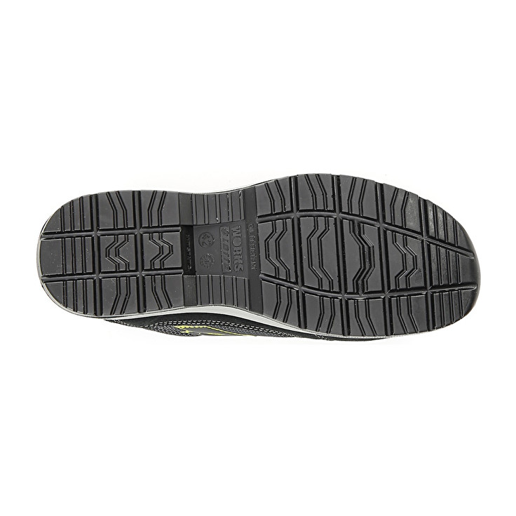 Men Lotto Race 250 S1p Sd Safety Shoes Black / Green | 52897-RLZB