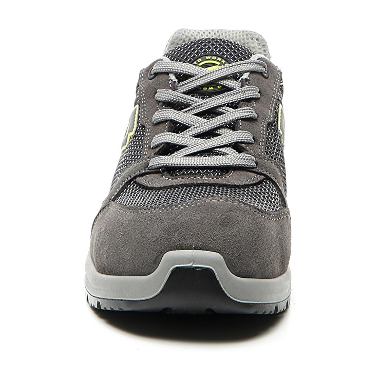 Men Lotto Race 250 S1p Sd Safety Shoes Grey / Green | 37294-WSFJ