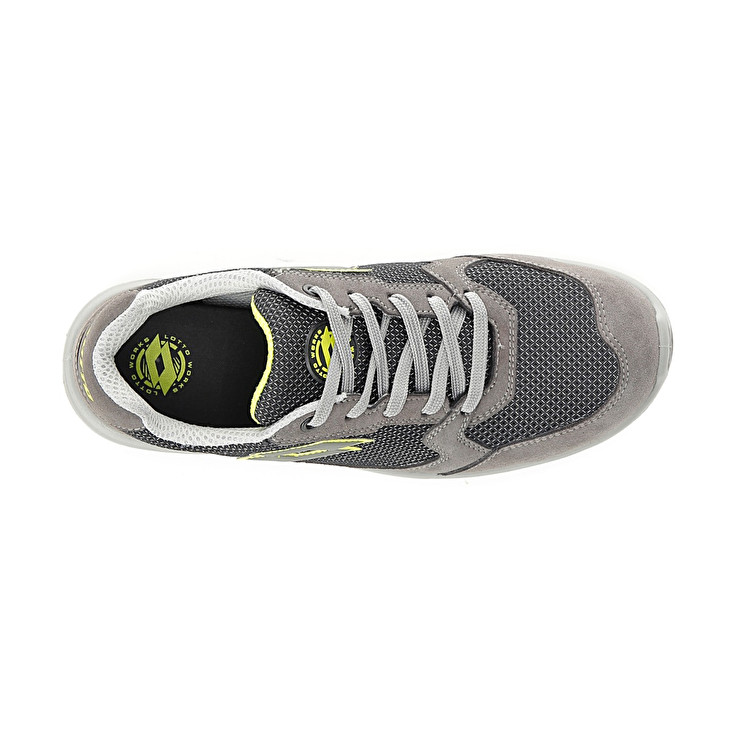 Men Lotto Race 250 S1p Sd Safety Shoes Grey / Green | 37294-WSFJ