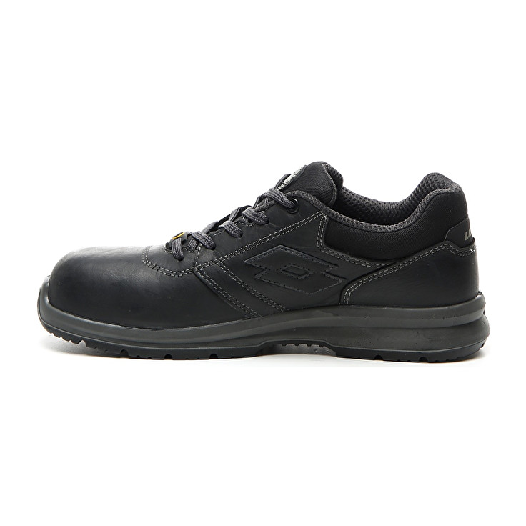 Men Lotto Race 400 Esd S3 Ch Safety Shoes Black | 27604-FUPC