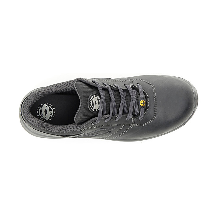 Men Lotto Race 400 Esd S3 Ch Safety Shoes Black | 27604-FUPC