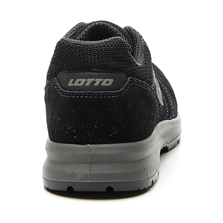 Men Lotto Race 401 Esd S1p Sd Safety Shoes Black | 69123-WOGB