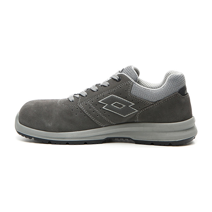 Men Lotto Race 401 S1p Sd Safety Shoes Grey | 50831-MILV