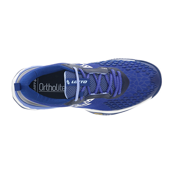 Men Lotto Raptor Hyperpulse 100 Cly Tennis Shoes Royal / White / Blue | 45963-MRZB