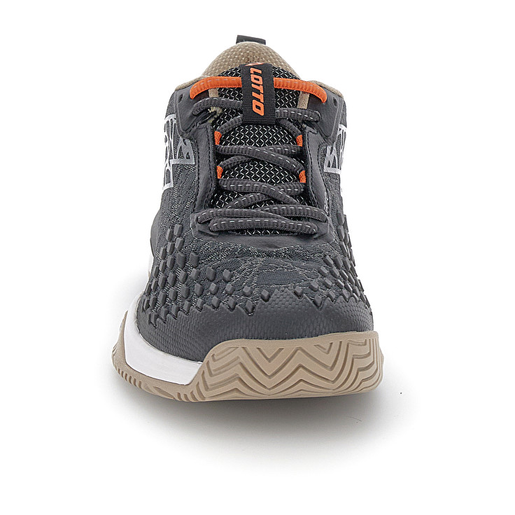 Men Lotto Raptor Hyperpulse 100 Ii Spd Tennis Shoes Grey | 63259-PXZR