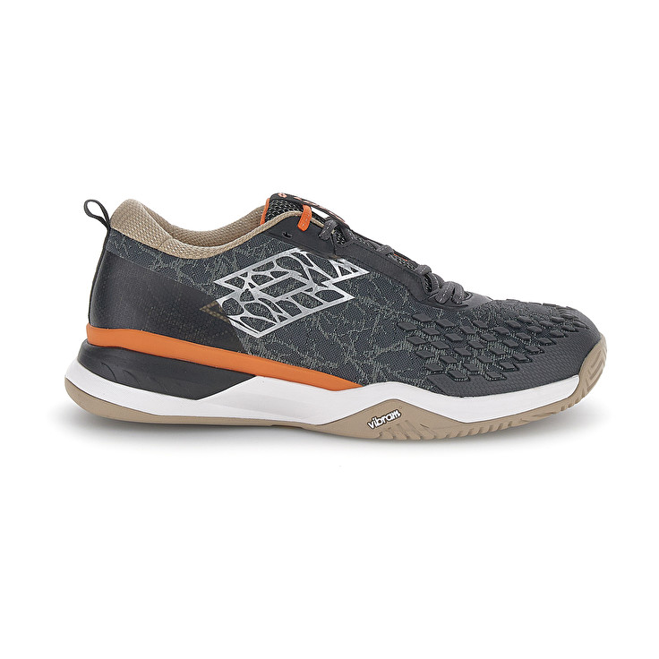 Men Lotto Raptor Hyperpulse 100 Ii Spd Tennis Shoes Grey | 63259-PXZR