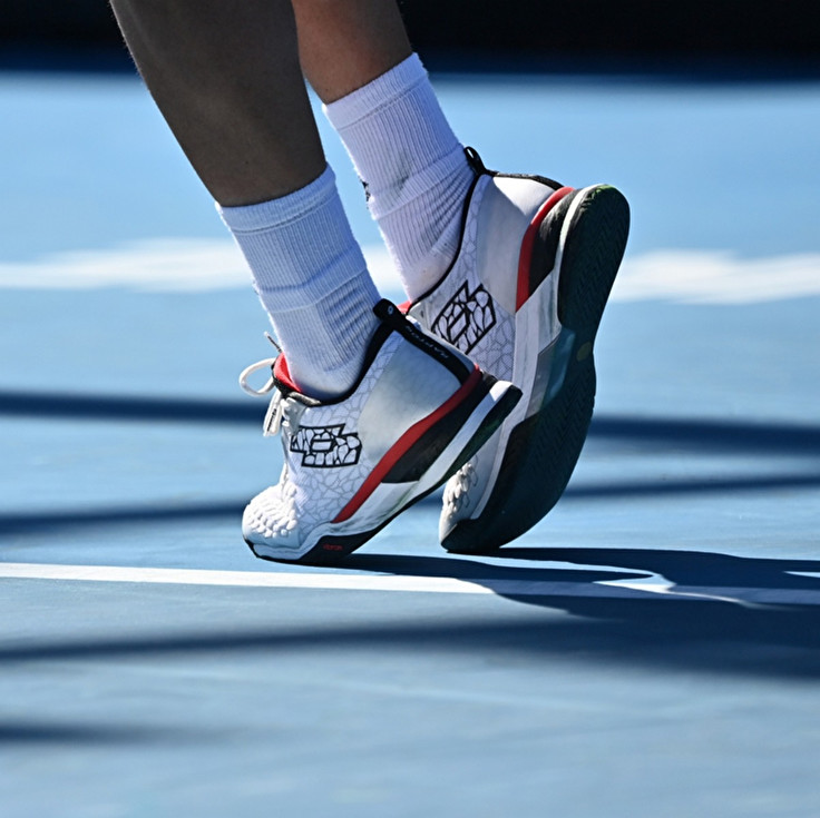 Men Lotto Raptor Hyperpulse 100 Spd Tennis Shoes White / Black / Red | 09342-RPIA