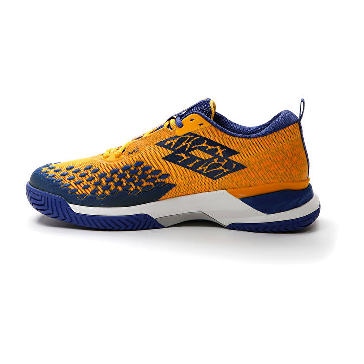 Men Lotto Raptor Hyperpulse 100 Spd Tennis Shoes Blue | 53019-ACNI