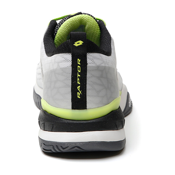 Men Lotto Raptor Hyperpulse 100 Spd Tennis Shoes White / Black / Green | 36107-YUCJ