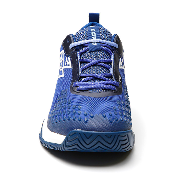Men Lotto Raptor Hyperpulse 100 Spd Tennis Shoes Royal / White / Blue | 82603-TGMQ