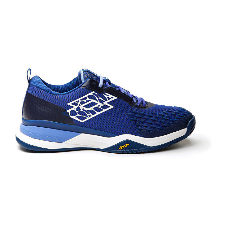 Men Lotto Raptor Hyperpulse 100 Spd Tennis Shoes Royal / White / Blue | 82603-TGMQ