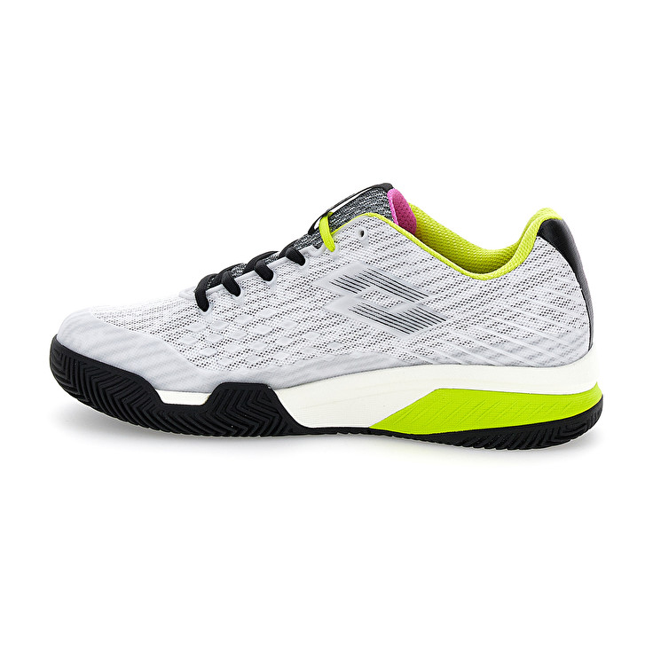 Men Lotto Raptor Hyperpulse 200 Cly Tennis Shoes White | 74185-THCZ