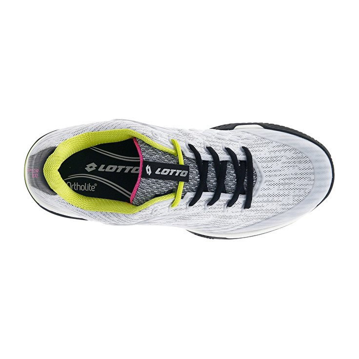 Men Lotto Raptor Hyperpulse 200 Cly Tennis Shoes White | 74185-THCZ