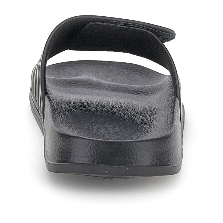 Men Lotto Rico Strap Ii Slippers Black / Silver | 83942-ULKZ