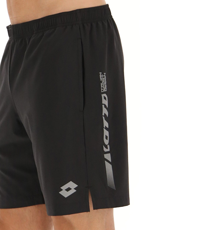 Men Lotto Run Fit7 Shorts Black | 23860-DZVE