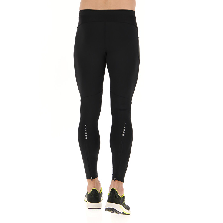 Men Lotto Run Fit Sport Pants Black | 37946-CIBF