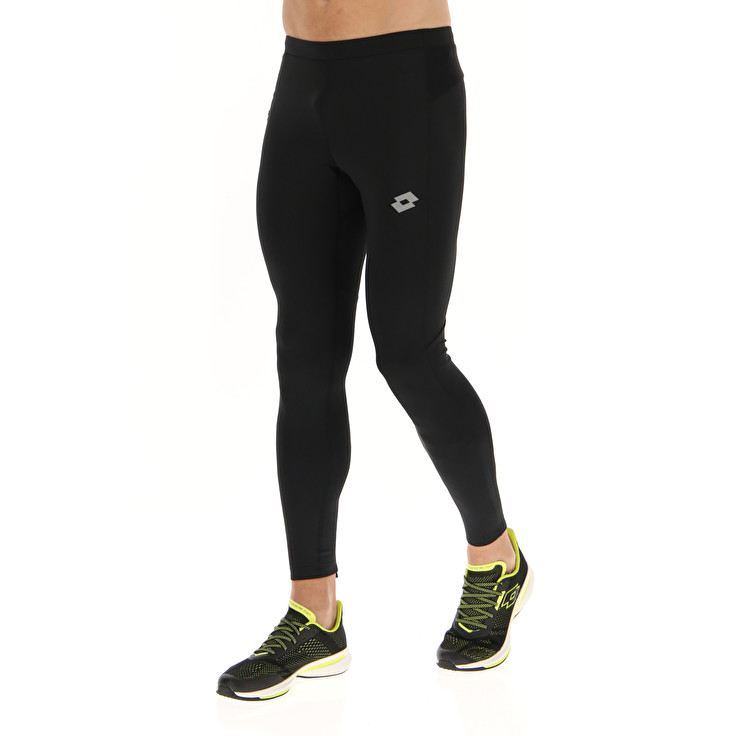 Men Lotto Run Fit Sport Pants Black | 37946-CIBF
