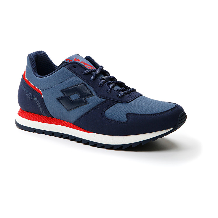 Men Lotto Runner '95 Amf Sneakers Blue / Blue | 42508-VYXS