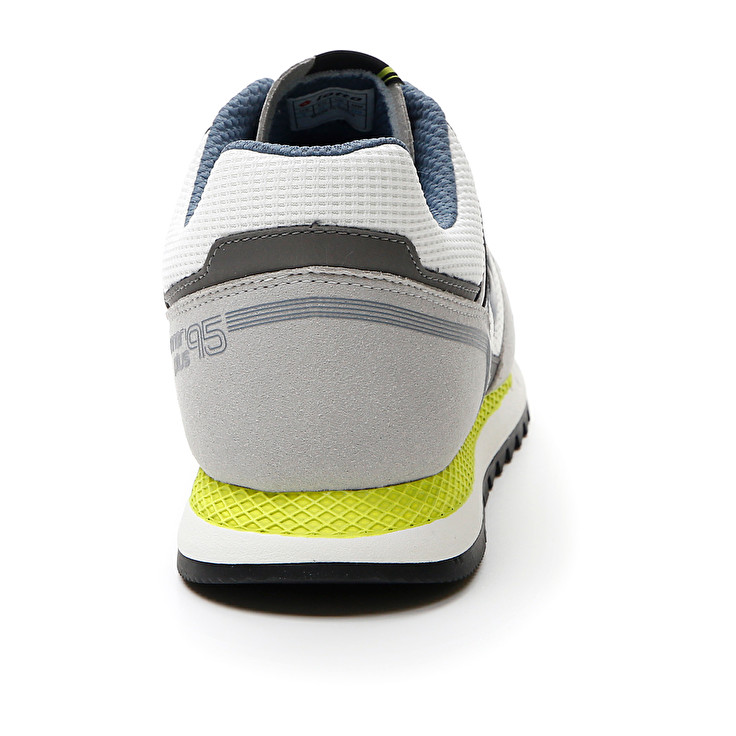 Men Lotto Runner Plus '95 Amf V Sneakers White / Blue / Grey | 42706-ULMT