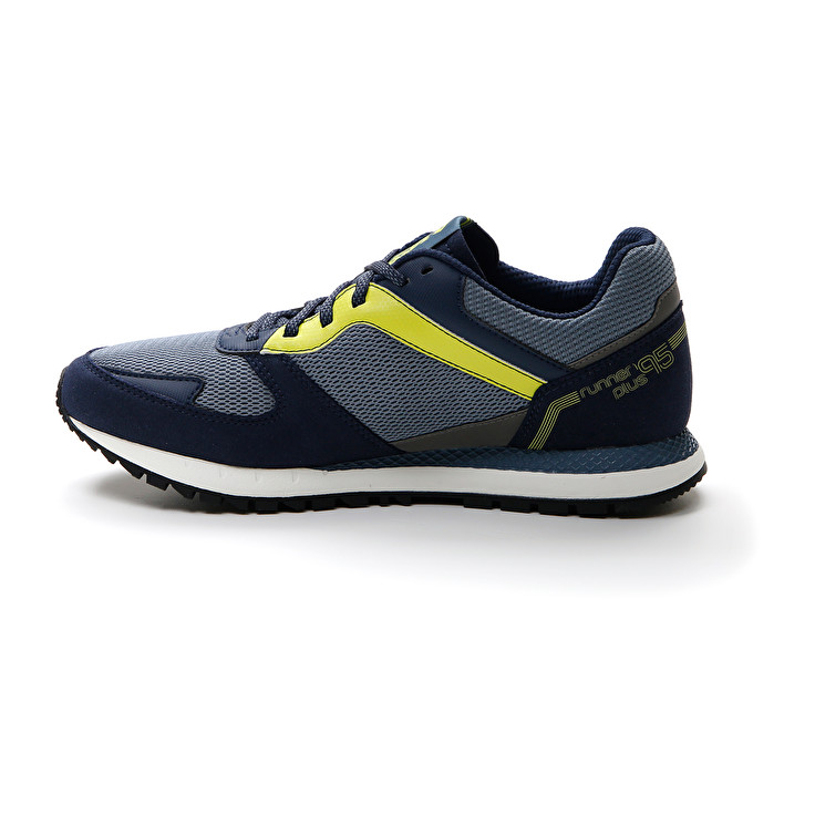 Men Lotto Runner Plus '95 Amf V Sneakers Blue / Blue | 93485-DLON